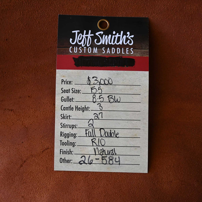 15.5" JEFF SMITH BUSTER WELCH RANCH CUTTER SADDLE
