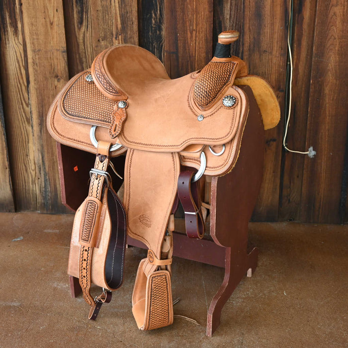 14" PATRICK SMITH TEAM ROPING SADDLE