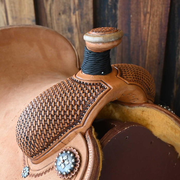 14" PATRICK SMITH TEAM ROPING SADDLE