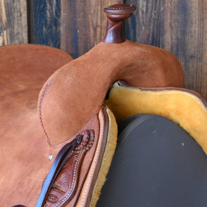 15.5" JEFF SMITH BUSTER WELCH RANCH CUTTER SADDLE