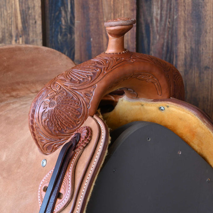 15.5" JEFF SMITH BUSTER WELCH COW HORSE SADDLE