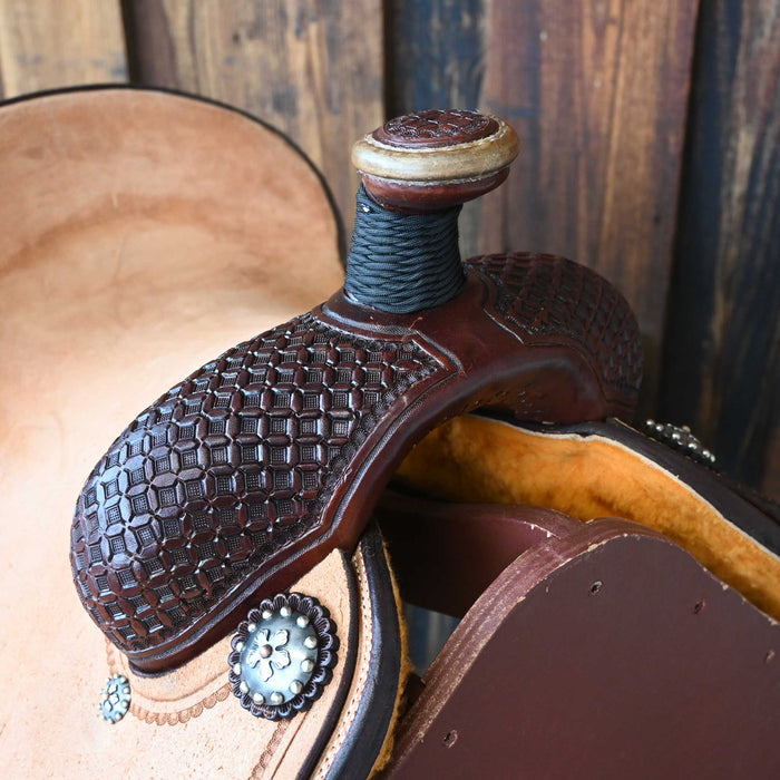 13" PATRICK SMITH TEAM ROPING SADDLE