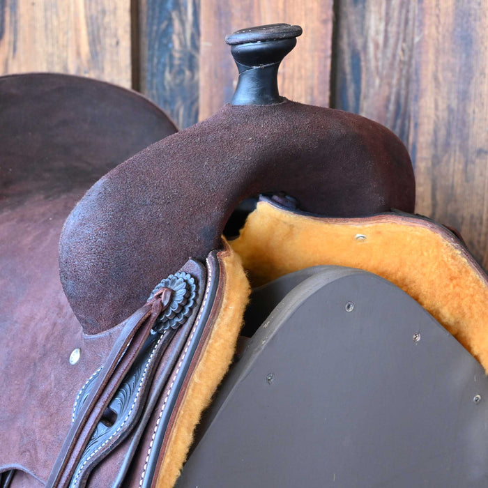 15.5" JEFF SMITH BUSTER WELCH COW HORSE SADDLE