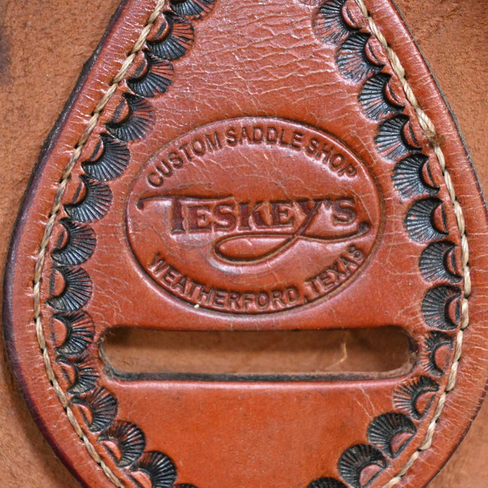 16.5" USED TESKEY'S RANCH SADDLE