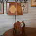 John H. Kittleson Tooled Leather Mini Saddle Lamp Collectibles John H. Kittleson