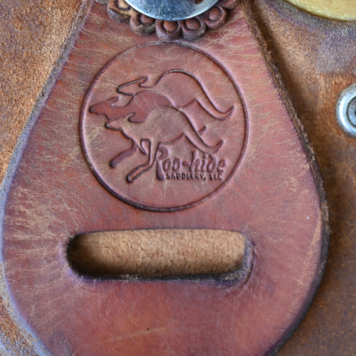 14.5" USED ROO HIDE BARREL SADDLE Saddles - Used ROO HIDE