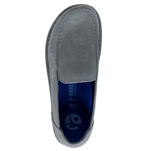 Birkenstock Utti Suede Leather Moccasin - Basalt Gray WOMEN - Footwear - Casuals Birkenstock