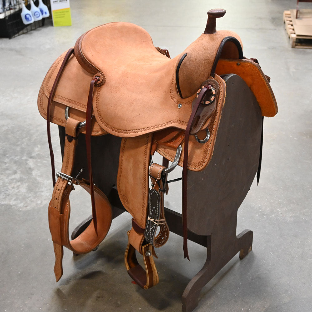 16.5" TESKEY'S RANCH CUTTER SADDLE Saddles TESKEY'S SADDLERY LLC