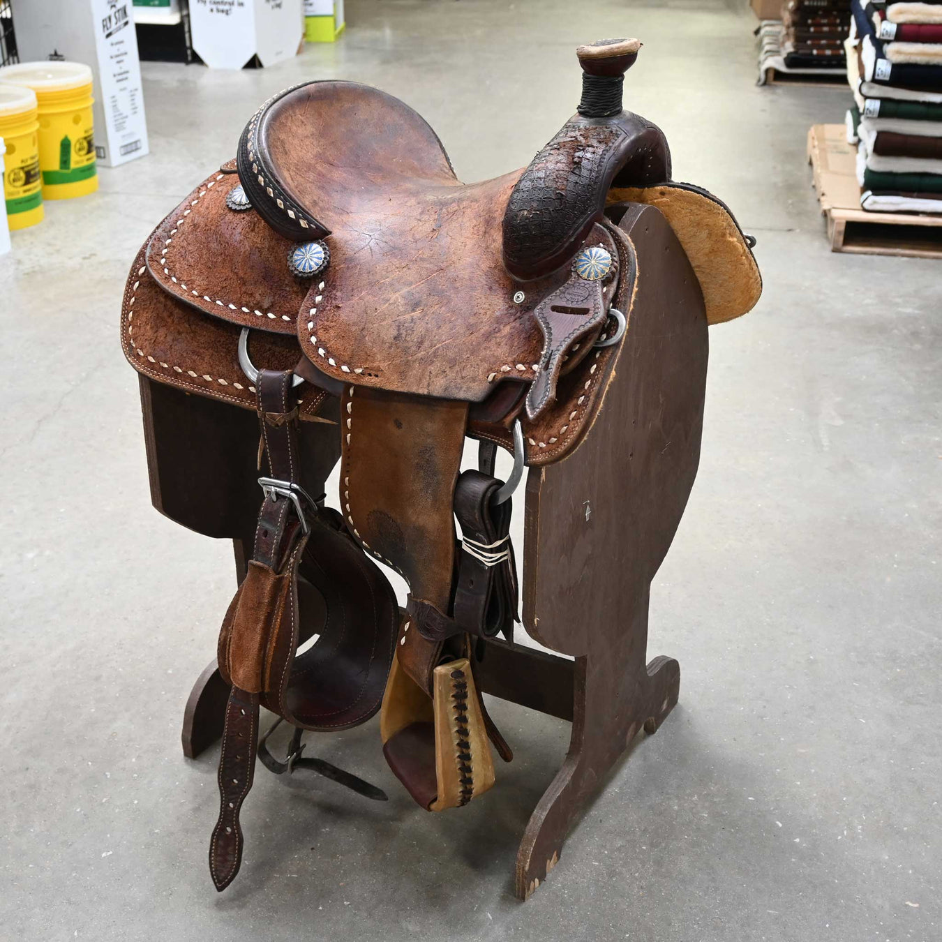 14" USED TESKEY'S ALL AROUND SADDLE Saddles - Used Teskey's Saddlery