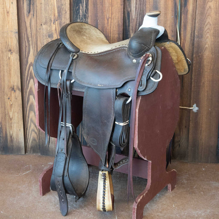 14.5" USED K.D NELSON RANCH SADDLE
