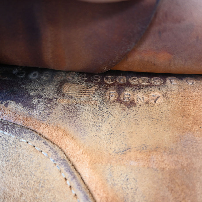 14.5" USED ROO HIDE BARREL SADDLE Saddles - Used ROO HIDE