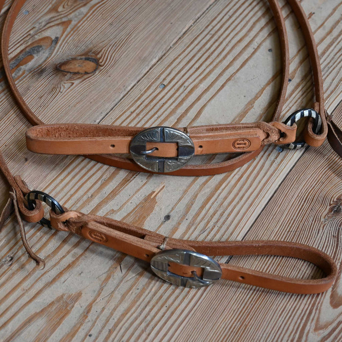 Joe Hipp 8ft. Roping Reins w/Teskey's Hardware