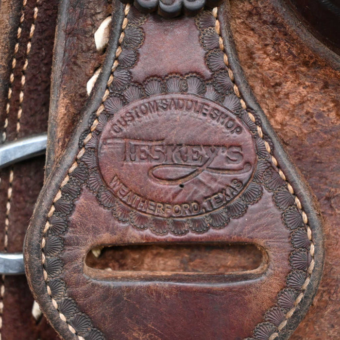 14" USED TESKEY'S ALL AROUND SADDLE