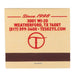 Teskey's Best In The West Matches TESKEY'S GEAR - Small Accessories Teskey's