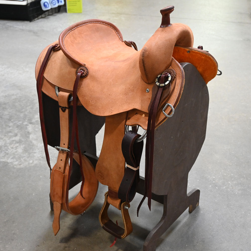 16" TESKEY'S RANCH CUTTER SADDLE Saddles TESKEY'S SADDLERY LLC