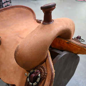 16" TESKEY'S RANCH CUTTER SADDLE Saddles Teskey's Saddlery