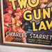 Original Two Gun Law Movie Poster Printed in the USA Collectibles MISC