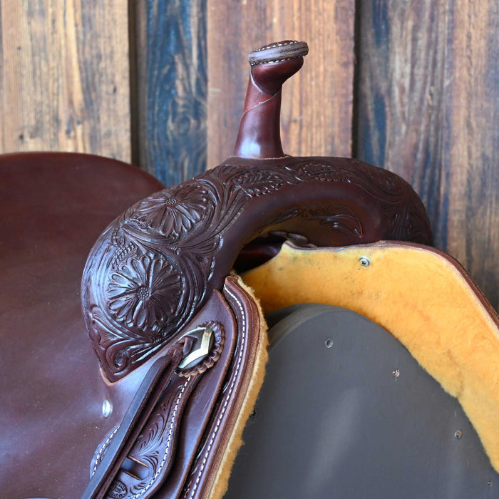 16.5" JEFF SMITH BEAU GALYEAN CUTTING SADDLE
