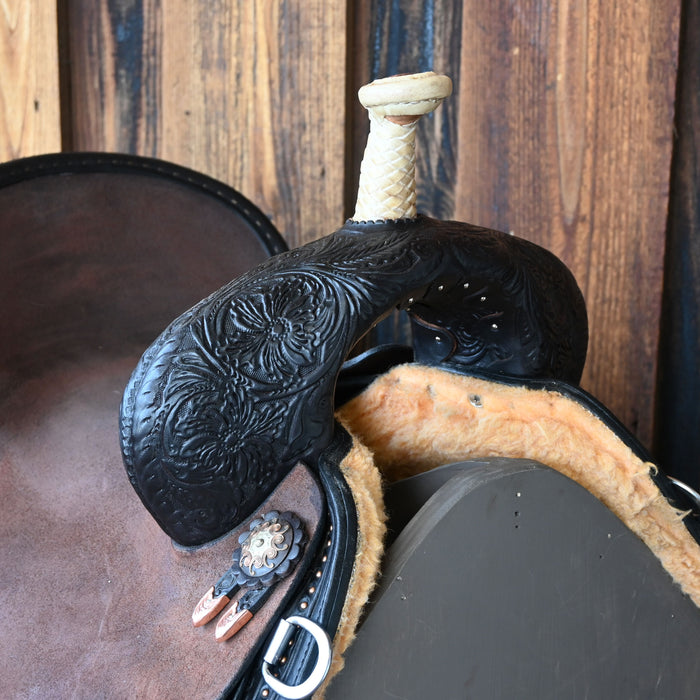 15" USED CIRCLE Y MARTHA JOSEY ULTIMATE BARREL SADDLE Saddles - Used Circle Y Saddlery