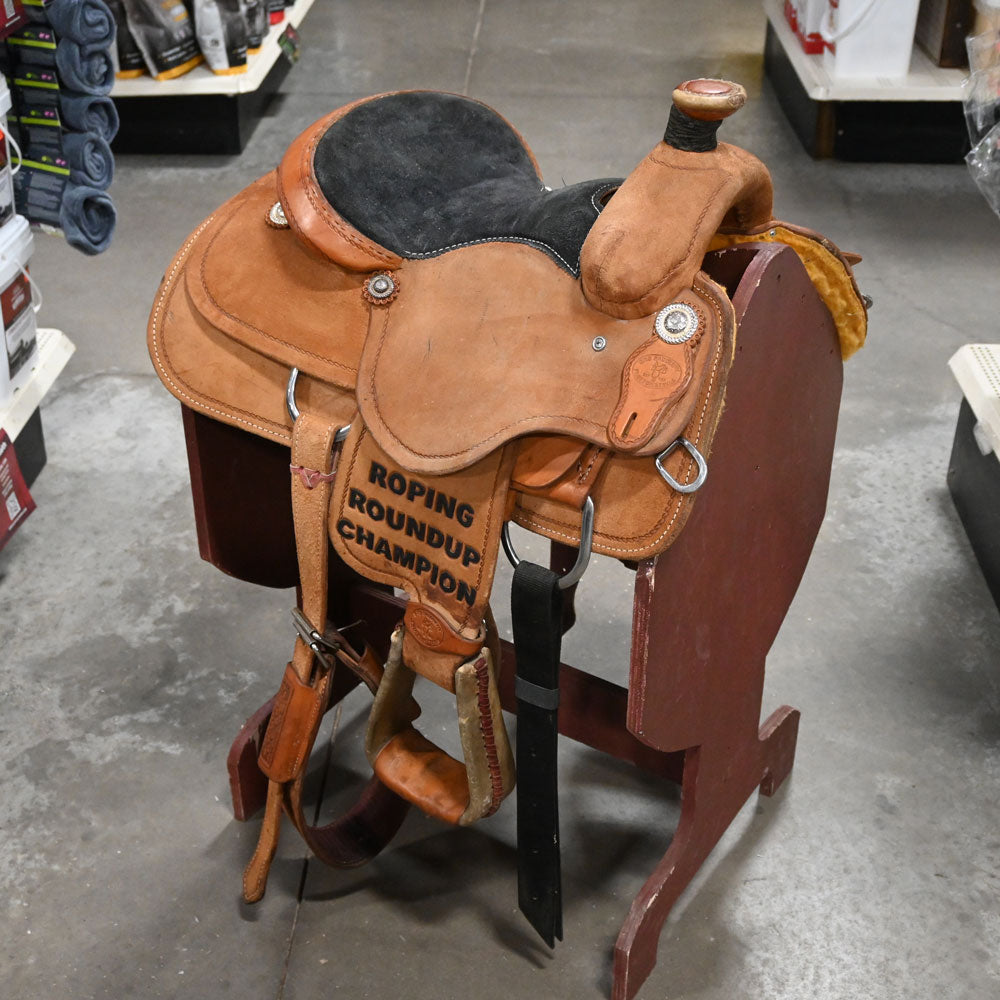 13" USED SRS ROPING SADDLE