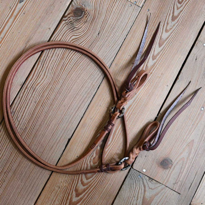 Joe Hipp 8 1/2ft. Roping Reins w/Teskey's Hardware