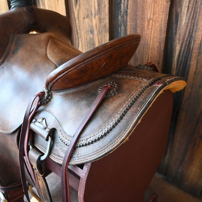 14.5" USED CRAIG LEWIS RANCH SADDLE Saddles - Used Craig Lewis