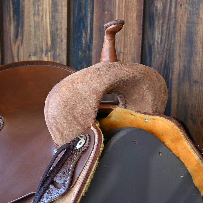 15.5" JEFF SMITH BUSTER WELCH CUTTING SADDLE