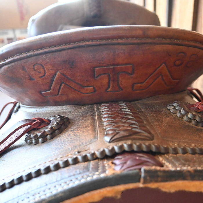 14.5" USED CRAIG LEWIS RANCH SADDLE Saddles - Used Craig Lewis