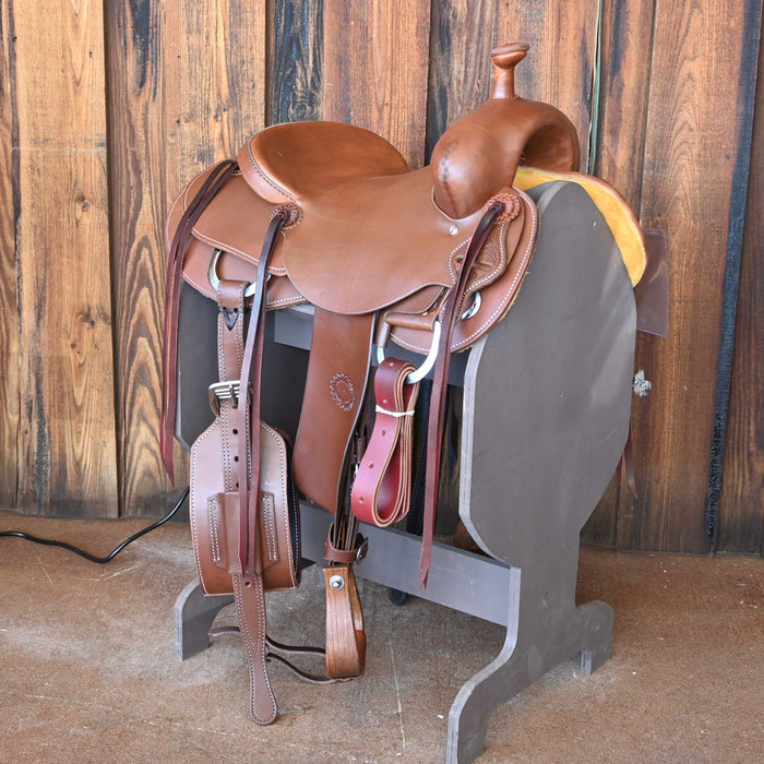 15" JEFF SMITH TEAM ROPING SADDLE