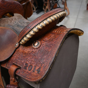 13.5" USED CORRIENTE BARREL SADDLE Saddles Corriente