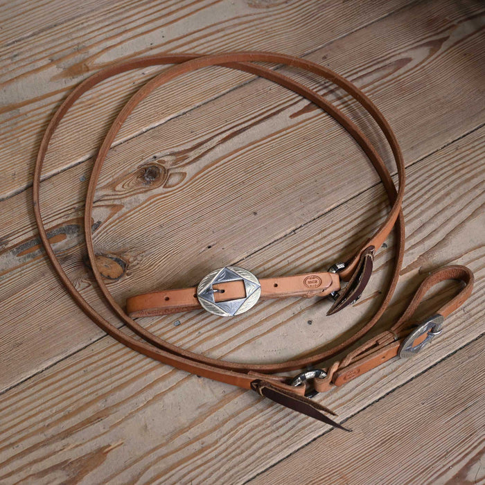 Joe Hipp 8ft. Roping Reins w/Teskey's Hardware