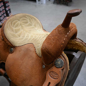 12" USED YOUTH COWPUNCHER BARREL SADDLE Saddles Cowpuncher