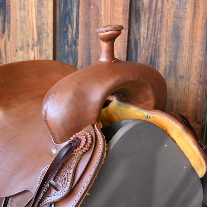 15" JEFF SMITH TEAM ROPING SADDLE
