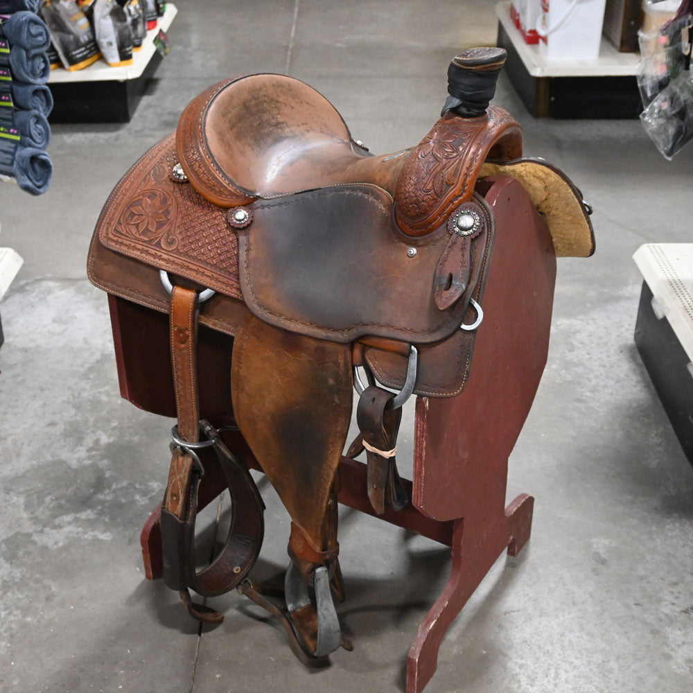 14" USED MARTIN ROPING SADDLE