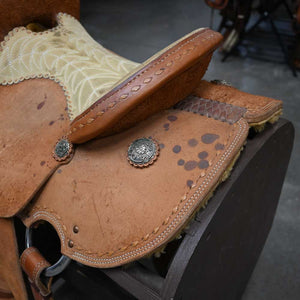 12" USED COWPUNCHER BARREL SADDLE Saddles Cowpuncher   