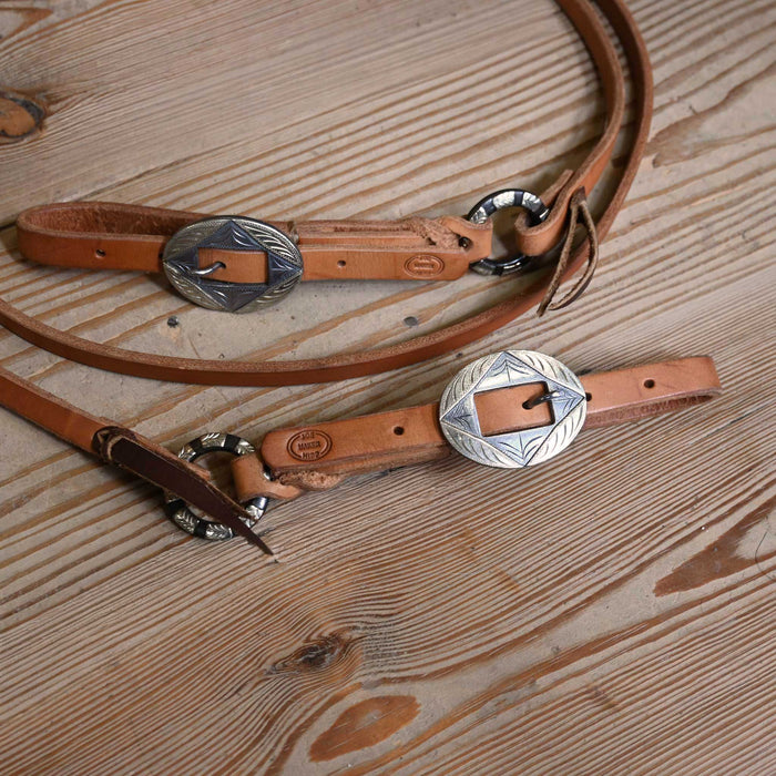 Joe Hipp 8ft. Roping Reins w/Teskey's Hardware
