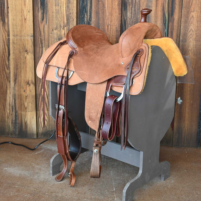 15.5" JEFF SMITH BUSTER WELCH COW HORSE SADDLE