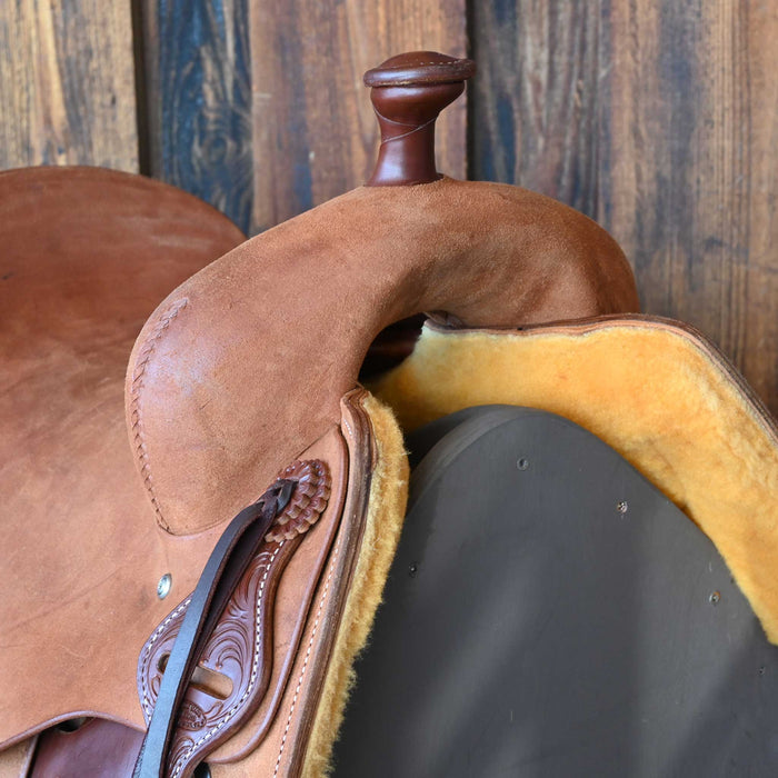 15.5" JEFF SMITH BUSTER WELCH COW HORSE SADDLE