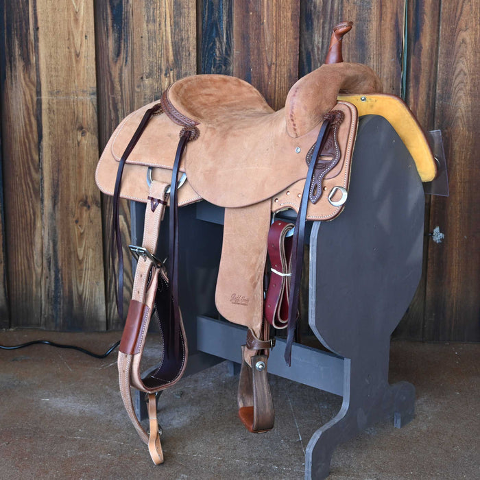 15.5" JEFF SMITH BEAU GALYEAN CUTTING SADDLE