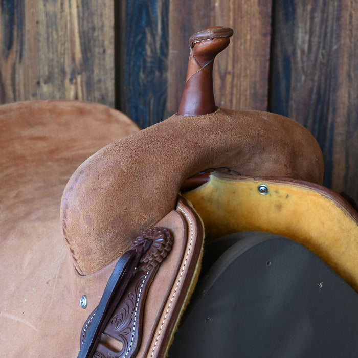 15.5" JEFF SMITH BEAU GALYEAN CUTTING SADDLE