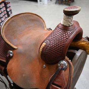 12.5" USED TESKEY'S JR ASSOCIATION RANCH SADDLE Saddles TESKEY'S SADDLERY LLC   