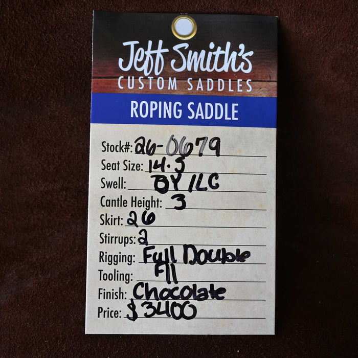 14.5" JEFF SMITH TEAM ROPING SADDLE