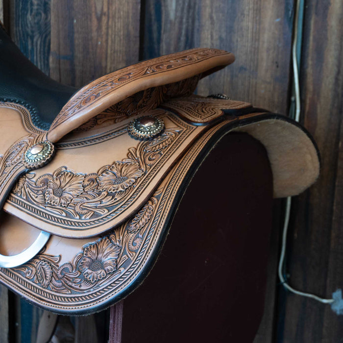 16" USED PAUL TAYLOR REINING SADDLE