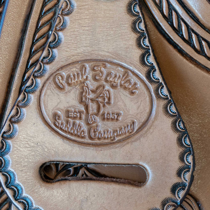 16" USED PAUL TAYLOR REINING SADDLE