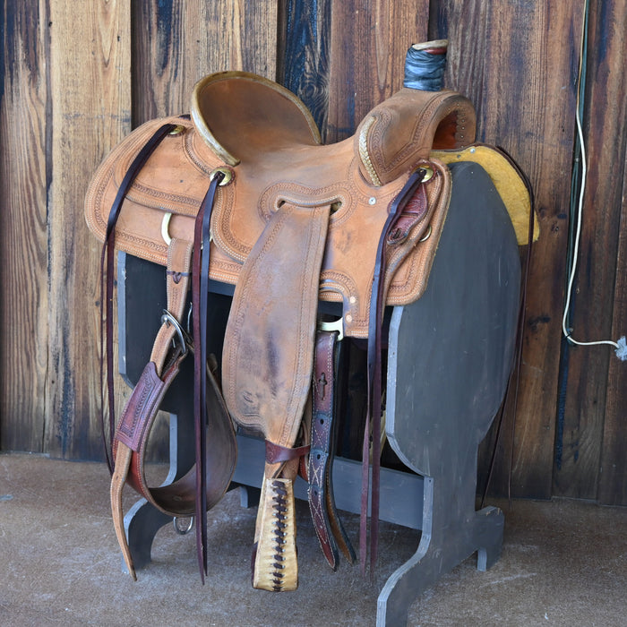15" USED TESKEY'S RANCH SADDLE