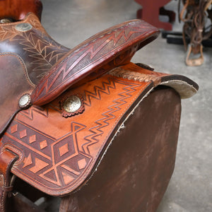 14.5" USED DALE FREDRICK'S BARREL SADDLE Saddles Dale Fredricks