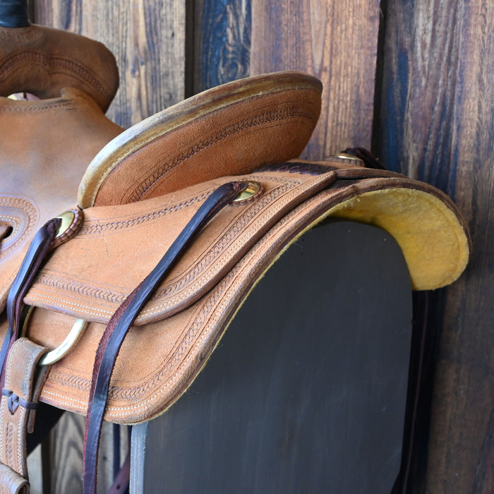 15" USED TESKEY'S RANCH SADDLE