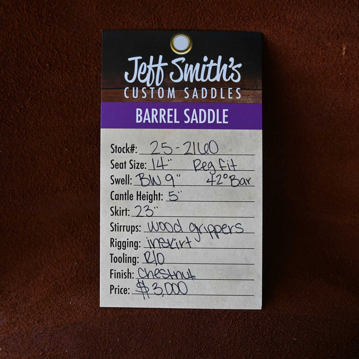 14" JEFF SMITH BARREL SADDLE