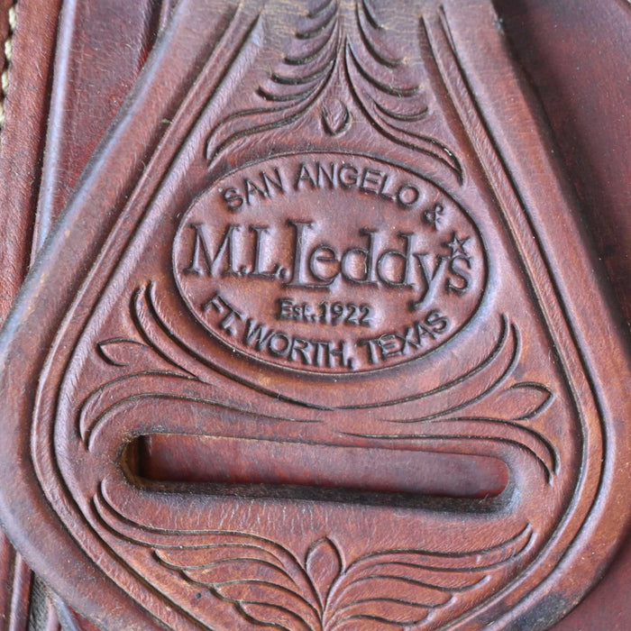 17.5" USED M.L LEDDY CUTTING SADDLE Saddles - Used ML Leddy