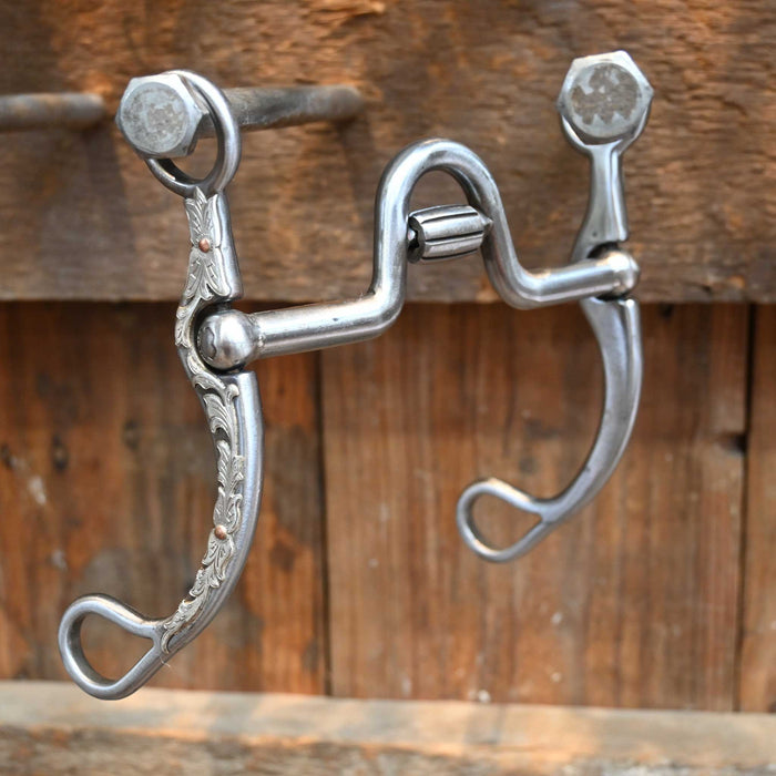 Kerry Kelley Silver Mounted 65 77 Solid Port Bit